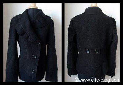 Veste cintre laine Phildar