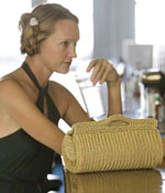 Linen TUbe Clutch du livre Bag Style de Pam Allen