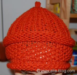 Bonnet modle Npal d'Elle Tricote en laine Jaeger